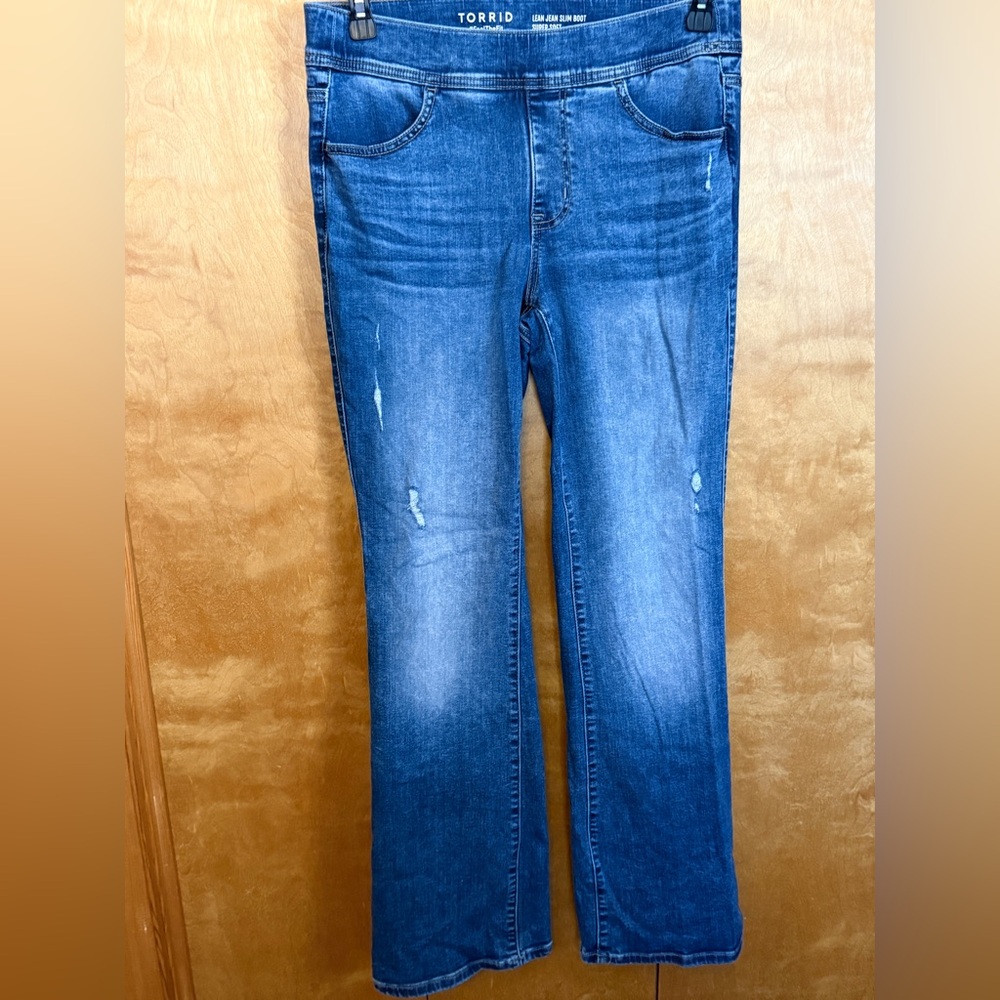Slim Boot Super soft medium wash Jeans size 00 Tall
